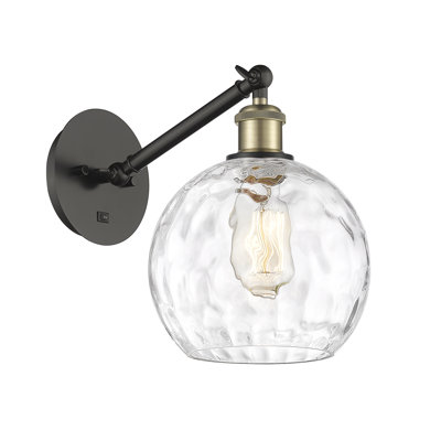 Applique murale 8 "1 lumière 8" avec bras ajustable Shauna