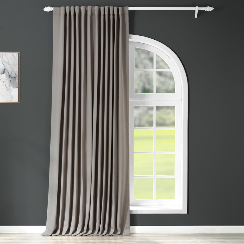Rideaux obscurcissant Aldreda, Gris neutre, L 100 po x L 108 po
