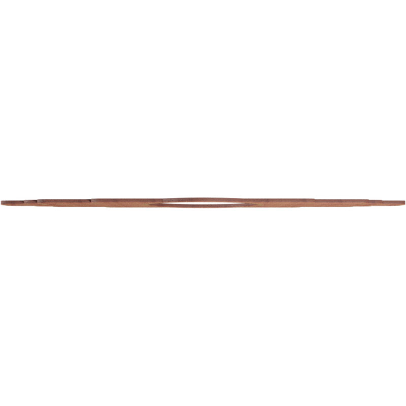 Médaillon de plafond en bois ajouré Elizabeth, H 15 po x l 30 po x P 0,25 po, Noyer