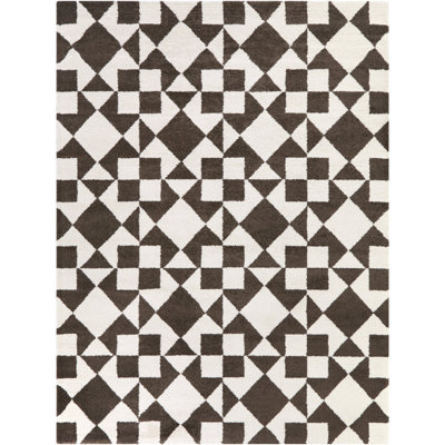 Tapis brun Aurand