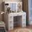 Makeup Vanity With 20W Fast Charging Type-C Outlet And 3 Modes Adjustable Brightness Light（Without Vanity Stool ）-1494473756-1527776622
