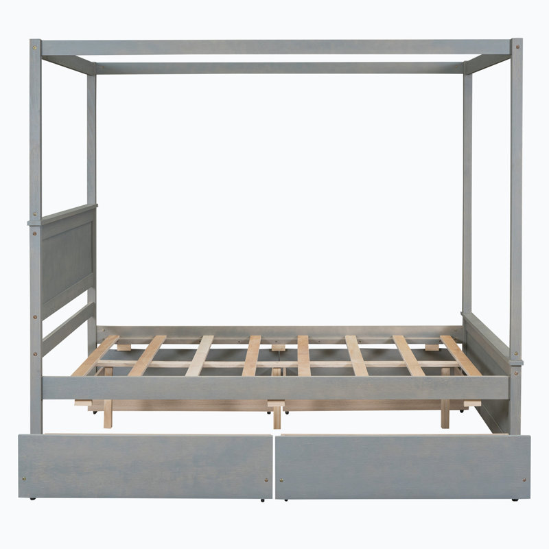 Brakefield Canopy Storage Bed, Gray