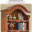 Bibliothèque rétro en bois sculptée au sol-110373044