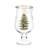SPODE CHRISTMAS TREE TULIP GLASSES S/4 17 OZ