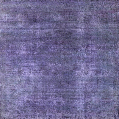 Tapis mauve à motif abstrait Rochus