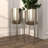 2 - Piece Metal Dome Indoor Outdoor Planter with Removable Stand Set-257535186