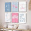 6 Piece Wrapped Canvas Print