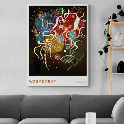 Mouvement by Wasilly Kandinsky - Print on Canvas