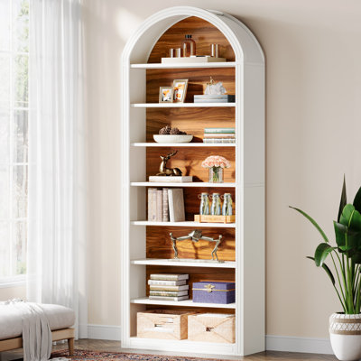 Tall Arched Bookcase