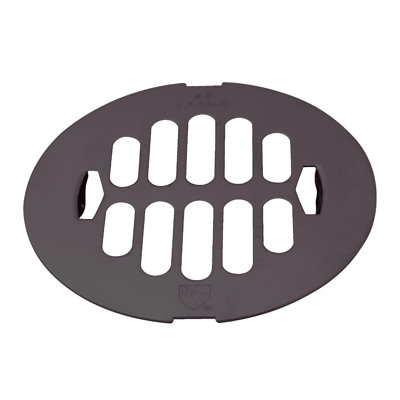 4-1/4" OD Brass Snap-in Shower Drain Cover