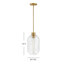 Luminaire suspendu Joss & Main Carlene-848658958