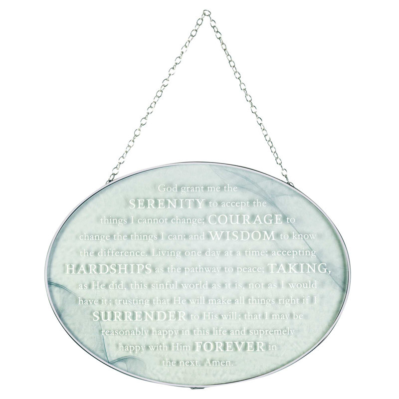 Serenity Prayer Suncatcher