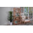 Bali & Pari Baara Natural Rattan 4-Tier Display Shelf - Handcrafted Bookcase With Openwork Side Panels, Boho Coastal Design For Living Room Or Bedroom