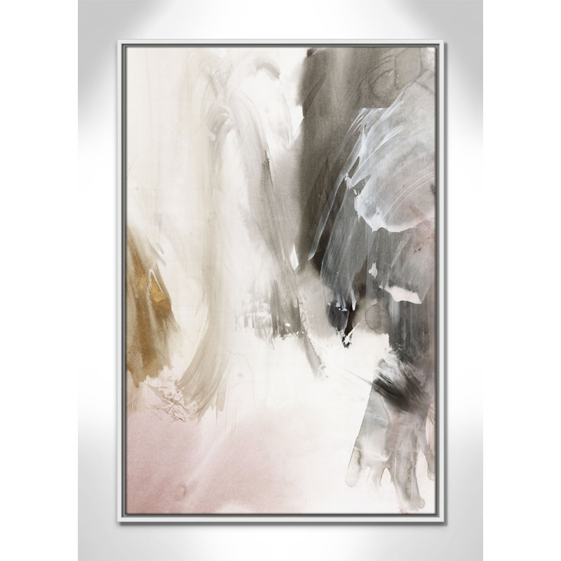 «Stratifié I» par Casa Fine Arts, Blanc, H 37,5 po x l 25,5 po