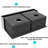 33"X21"X10" Sink In Gunmetal Black Stainless - Double Bowl  50/50  16G With Construction Quality Kitchen For Steel Steady Functionality-124185525