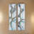 Peinture encadrée sur toile 2 pièces
