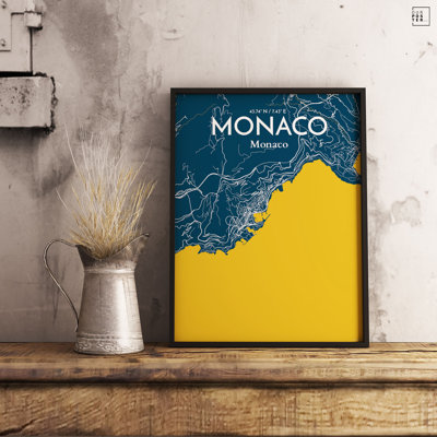 " Monaco City Map "