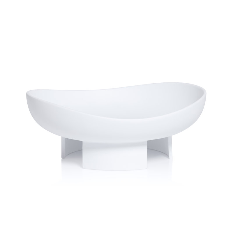 Kutani White Ceramic Bowl