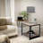 Rustic Rectangle Side Table with Storage, End Accent Tables, Living Room Furniture