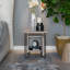 Chapman Bedside Table Versatile Nightstand with U-Shaped Metal Legs-919045606