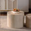 Table basse ronde avec 2 tables gigognes en bois pour salon et table d'appoint-325868733
