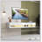 180 Wall Mounted Floating 80" TV Stand with 20 Color LEDs  and  Charging Station-977550513