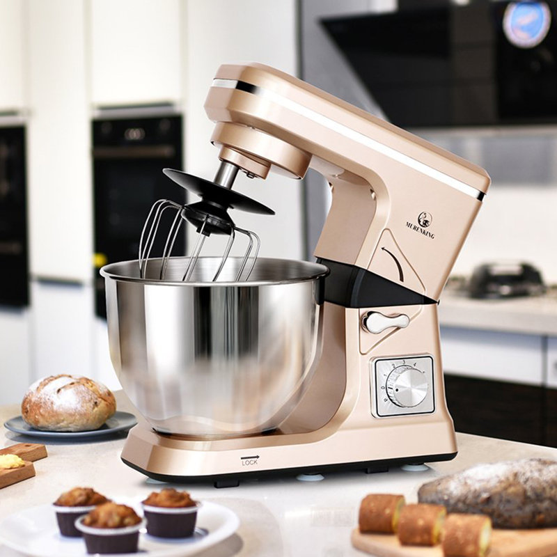 6 Quart Electric Stand Mixer, Champagne