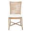 Chaise d’appoint en rotin avec coussin Alderman
