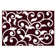 Tapis floral en polypropylène Kaelan