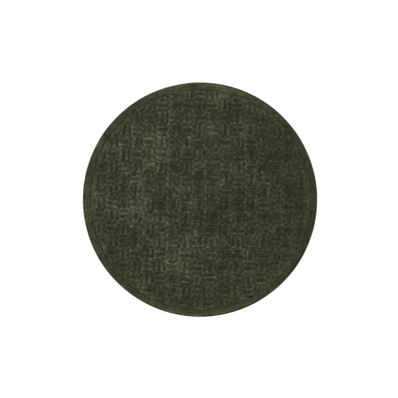 Tapis pour salle de bain Piccirillo, Vert