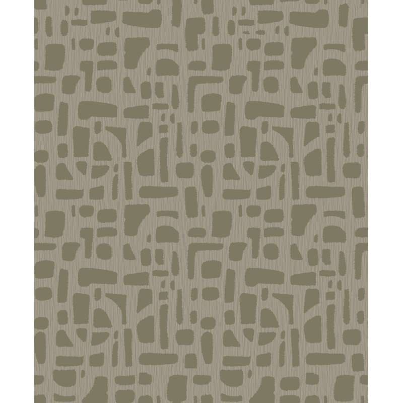 Zen Geometric Paper Roll, Brown