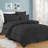 Dobby Stripe Embossed Bed In a Bag Comforter Set-1063245752-1019769226
