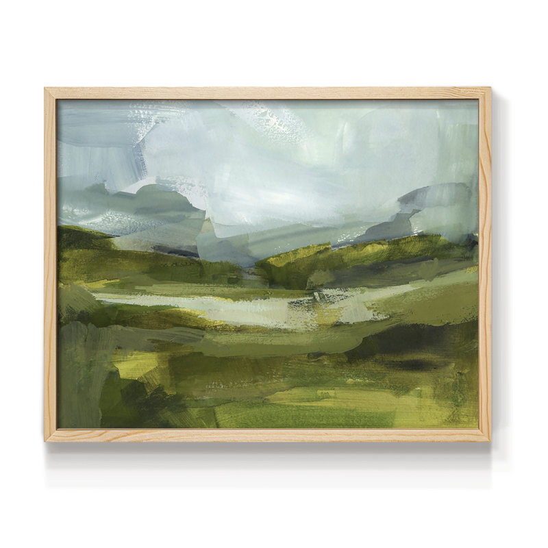 Emerald View III - Reproduction encadrée - Restickable, Naturel, H 11 po x l 14 po