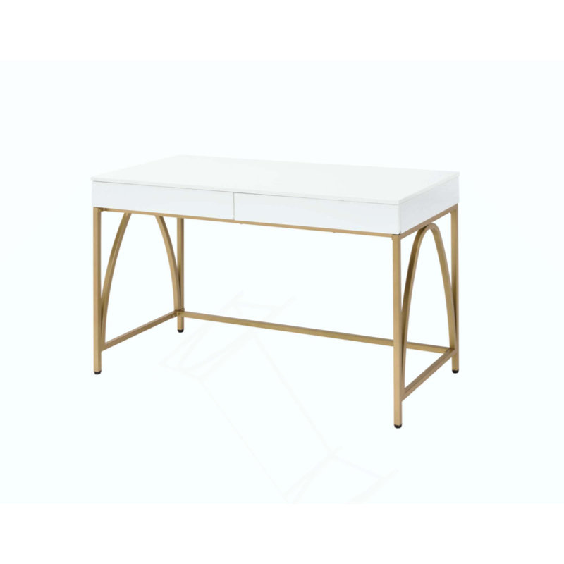 Bureau d'écriture avec 2 tiroirs, parfait pour les bureaux à la maison modernes et élégants
