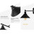 Balfor 2-Light Dimmable Matte Black Vanity Light