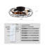 Ventilateur de plafond 19 pouces avec moteur à courant continu réversible à 8 vitesses et 8 pales pour chambre à coucher