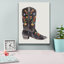  «Western Cowgirl Boot 3» par Courtney Prahl, art mural sur toile, 12 po x 16 po-1473670165