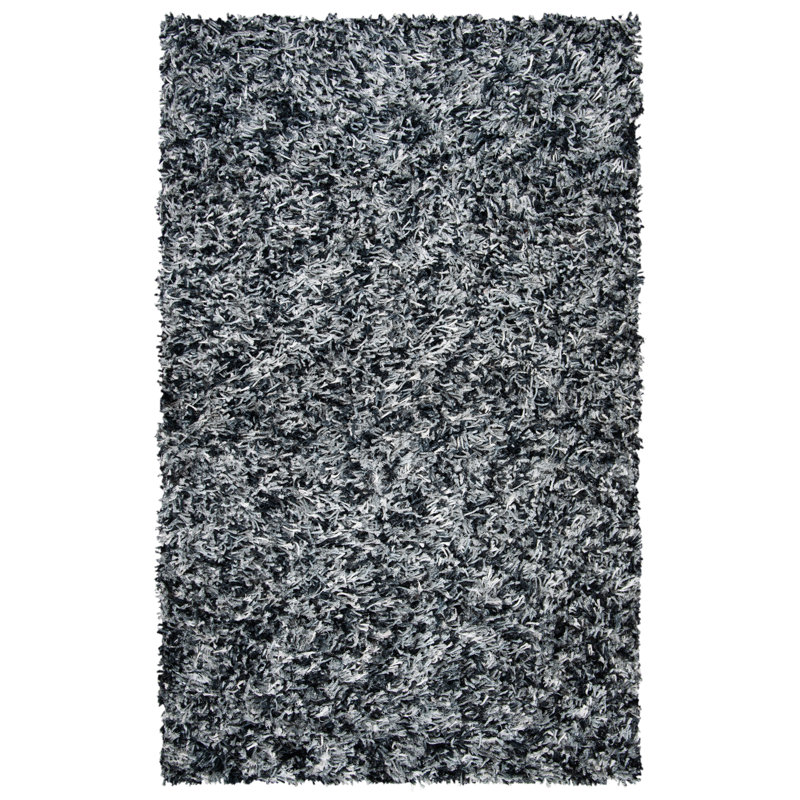 Traynor Shag Hand Loomed Performance Solid Color Rug, Rectangle 2'6" x 4'