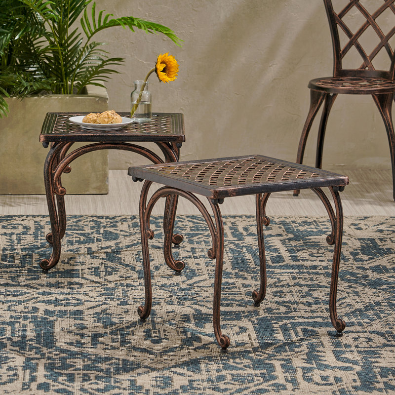Patio End Table Set Of 2
