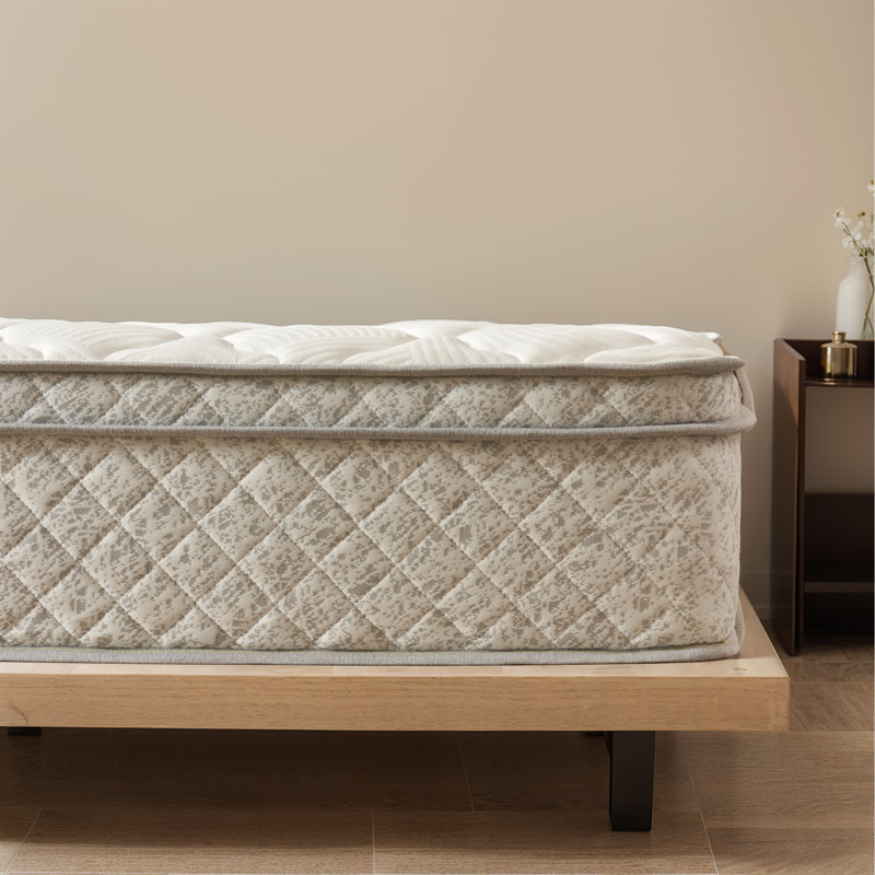 Ressorts ensachés 12 po avec matelas en mousse à mémoire de forme Euro, Très grand lit