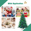 Arbre de Noël illuminé de 7 pi avec lumières multicolores et 15 modes-1516233240