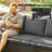 Outdoor Wicker Sofa, 3 Person Weather Resistant Patio Couch Sofa, Effect Decor Armrest For Courtyard Lawn Exterior Comfort Rest Furniture-307762297