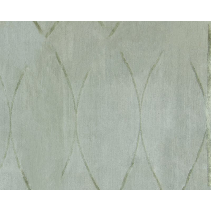 Curving Area Rug in Gray