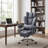 Big & Tall Ergonomic Desk Chair with Pocket Spring Seat, Adjustable Armrests, Lumbar Support, Footrest & High Back – PU Leather-1443517888
