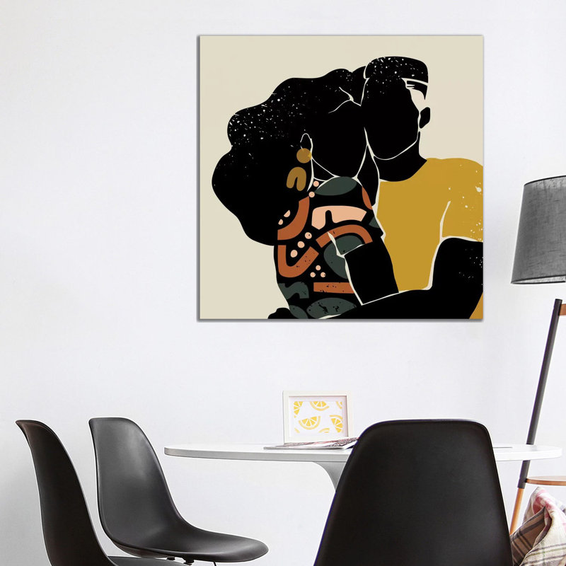 Black Love by Domonique Brown - Print on Canvas, Wrapped Canvas, 66.04 cm H x 66.04 cm W x 1.91 cm D