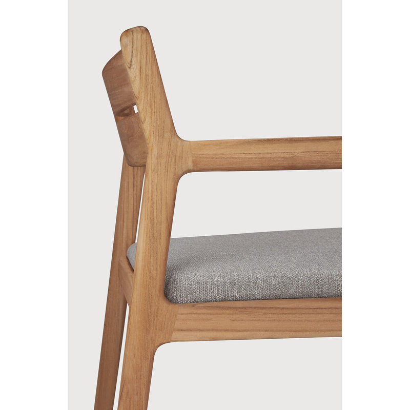 Jack Outdoor Teak Dining Armchair, Mocha