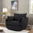 Boucle Swivel Armchairs Set Of 2, Modern Deep Seating Lounge Chairs With Accent Pillows-1828776347