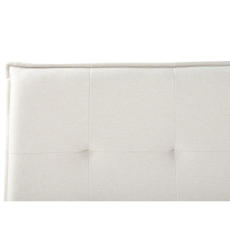 Bed Fabric LESTRE, European Kingsize (160 x 200 cm), White