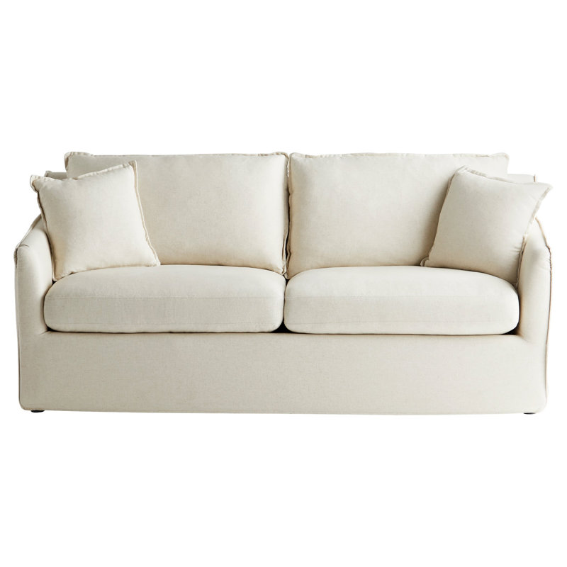 Sovente 80'' Slipcovered Sofa