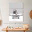 Bathtub Animal Elephant Silver Multi Piece Canvas Print-92829905